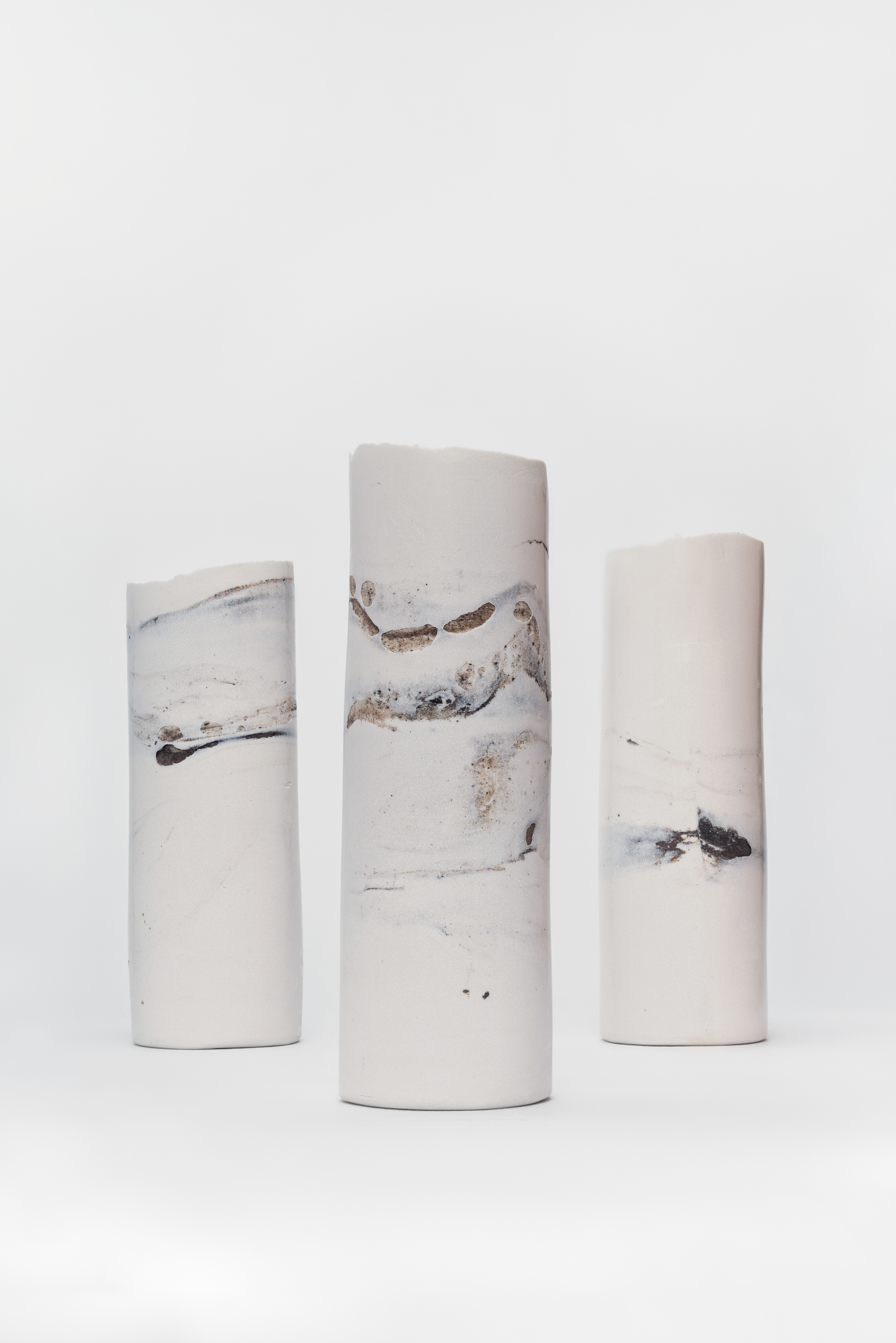 Cylindrical vases